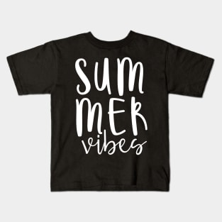 Summer vibes - summer saying design Kids T-Shirt